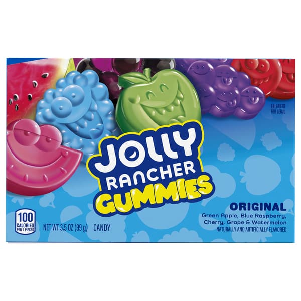 Jolly Rancher Assorted Fruit Flavored Gummies Candy Box