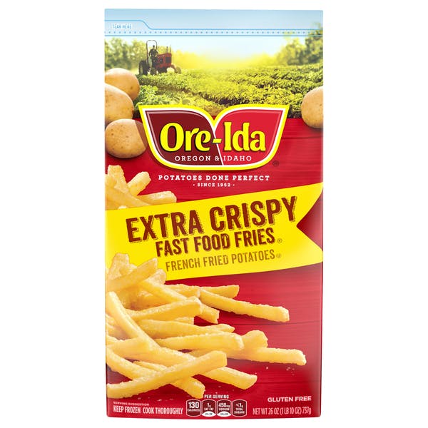 Is it Lactose Free? Ore-ida Extra Crispy Fast Food Fries