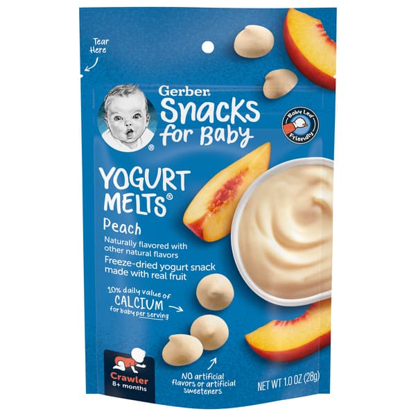 Gerber Yogurt Melts Peach