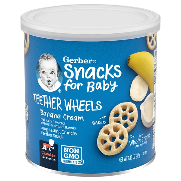 Gerber Graduates Waffle Wheels Banana Cream