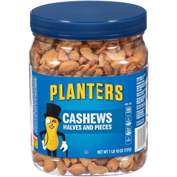 Planters Cashews Halves &