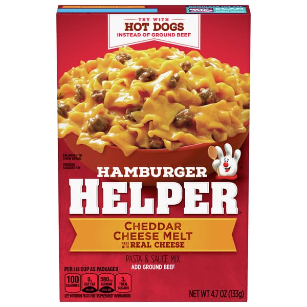 Betty Crocker Hamburger Helper Cheddar Cheese Melt