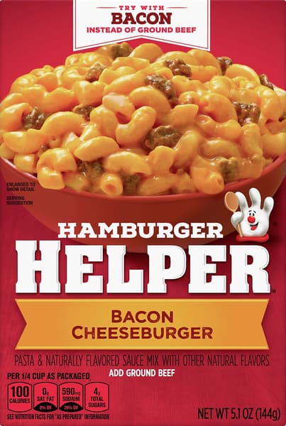 Betty Crocker Hamburger Helper Bacon Cheeseburger