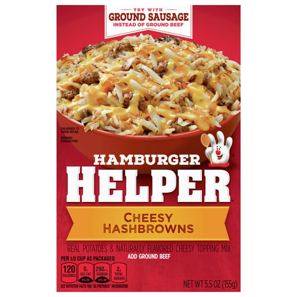 Hamburger Helper Cheesy Hashbrowns