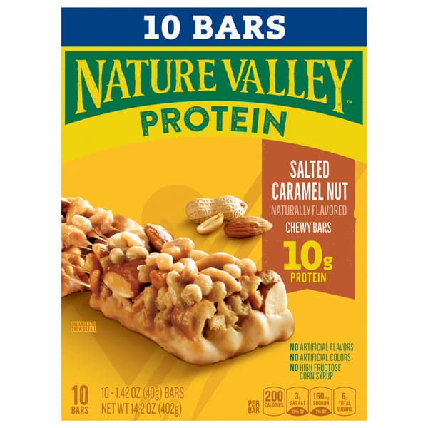 Nature Valley Value Pack Protein Salted Caramel Nut Chewy Bars