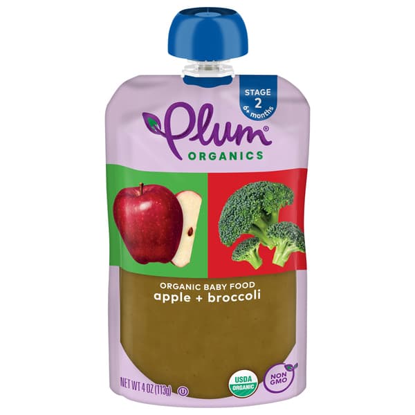 Plum Organics 2Nd Blends Apple & Broccoli
