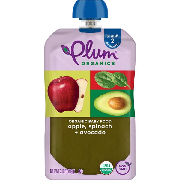Plum Organics 2Nd Blends Apple Spinach & Avocado