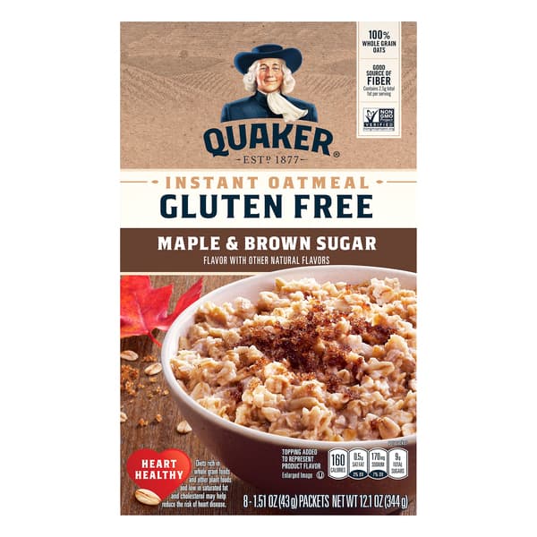 Is it Soy Free? Quaker, Instant Oatmeal, Maple & Brown Sugar, 8 Packets