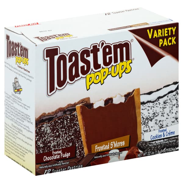 Toast'Em Pop-Ups Fudge S'Mores Cookies N Cream