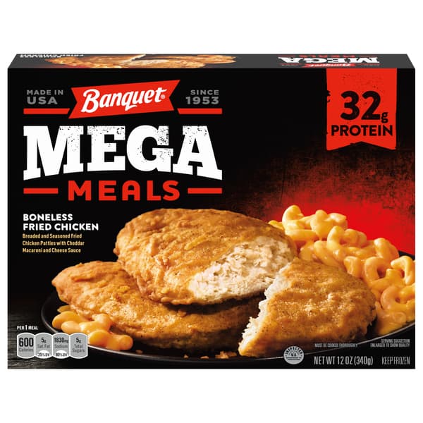 Banquet Mega Meals Boneless Fried Chicken