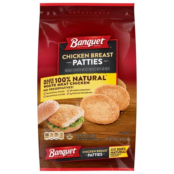 Banquet Chicken Patties