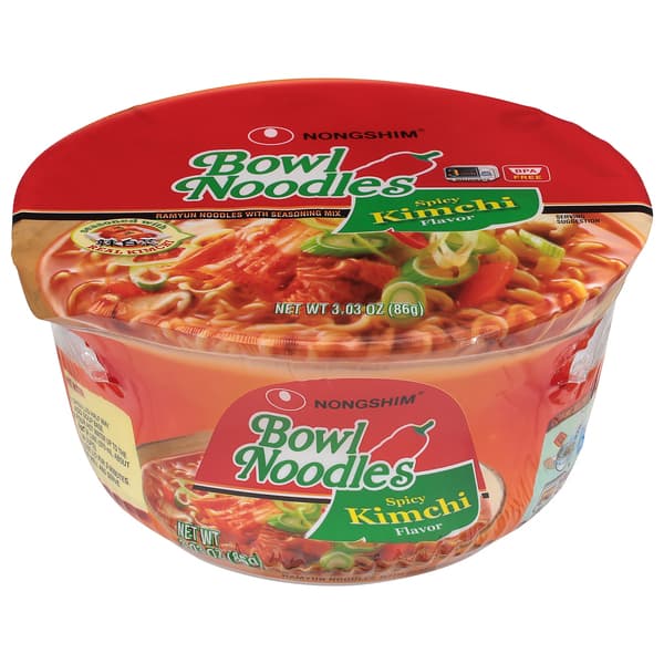 Nongshim Kimchi Noodle Bowl