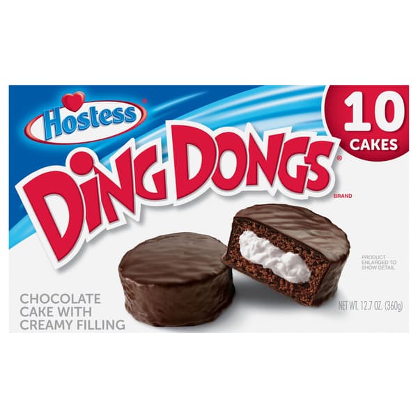 Hostess Ding Dongs Chocolate Cake With Creamy Filling