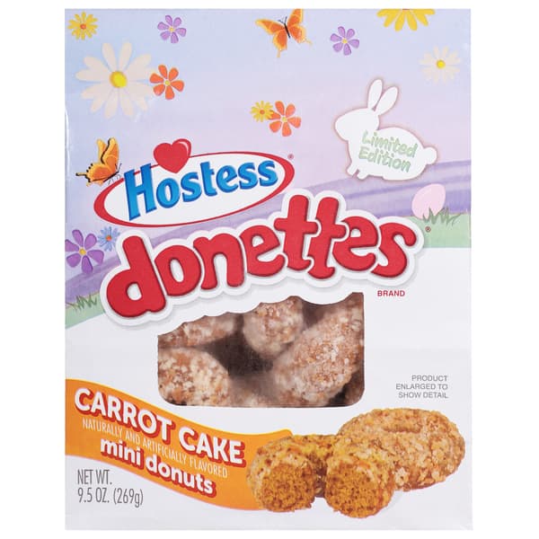 Hostess Donettes Carrot Cake Mini Donuts