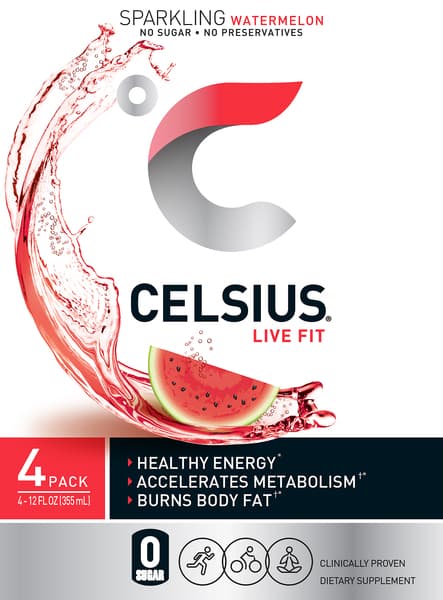 Celsius Live Fit Sparkling Watermelon