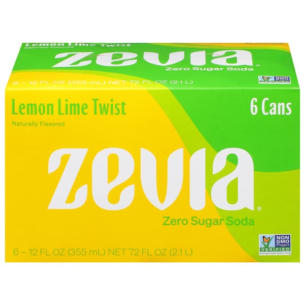 Is it Low FODMAP? Zevia Lemon Lime Twist Zero Calorie Soda