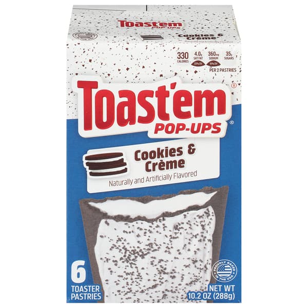 Toast'Em Pop-Ups Cookies & Creme