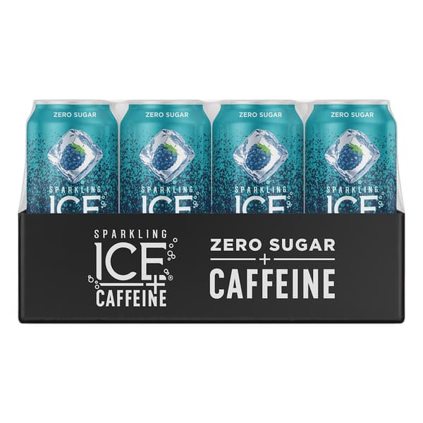 Sparkling Ice + Caffeine Blue Raspberry