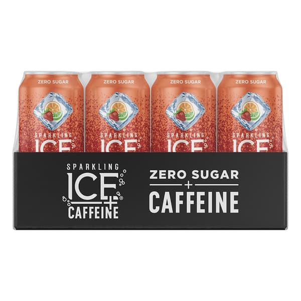 Sparkling Ice + Caffeine Strawberry Citrus