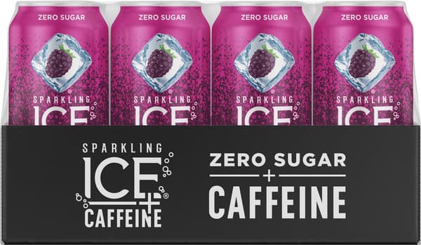Sparkling Ice + Caffeine Black Raspberry
