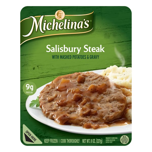 Michelina'S Salisbury Steak With Mashed Potatoes & Gravy