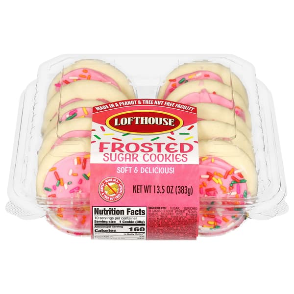 Lofthouse Pink Iced Cookies