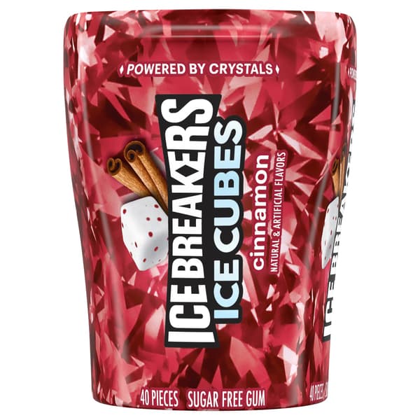 Ice Breaker Ice Cubes Sugar Free Cinnamon Gum