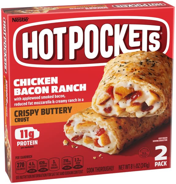 Hot Pockets Hot Ones Spicy Garlic Chicken & Bacon