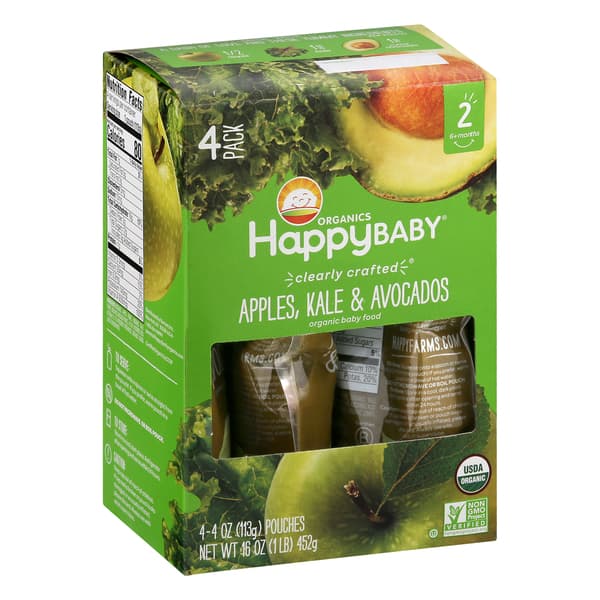 Happy Baby Apples Kale & Avocados