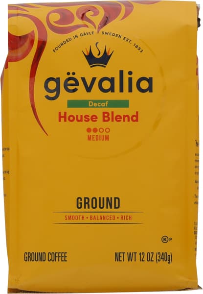 Gevalia Decaf House Blend Ground Coffee