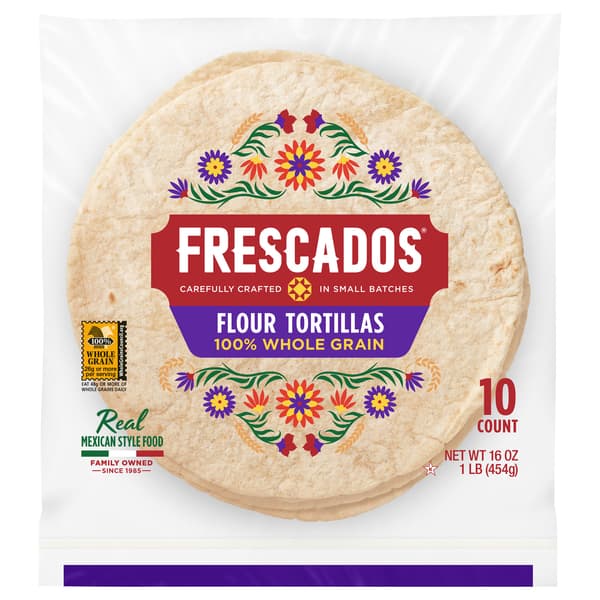 Frescados Whole Wheat Tortillas