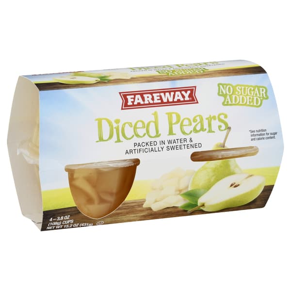 Fareway Diced Pears No Sugar Added