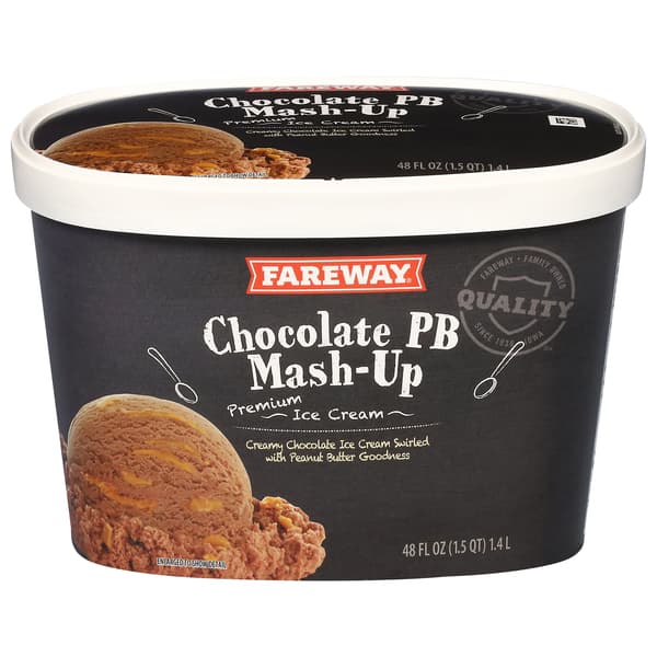 Fareway Chocolate Pb Mash-Up Premium Ice Cream