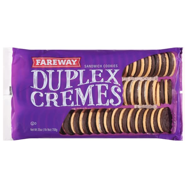 Fareway Duplex Cremes Sandwich Cookies