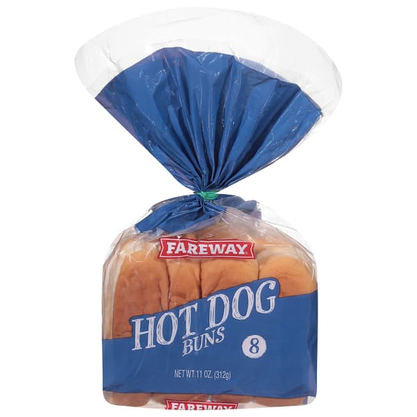 Fareway White Hot Dog Buns