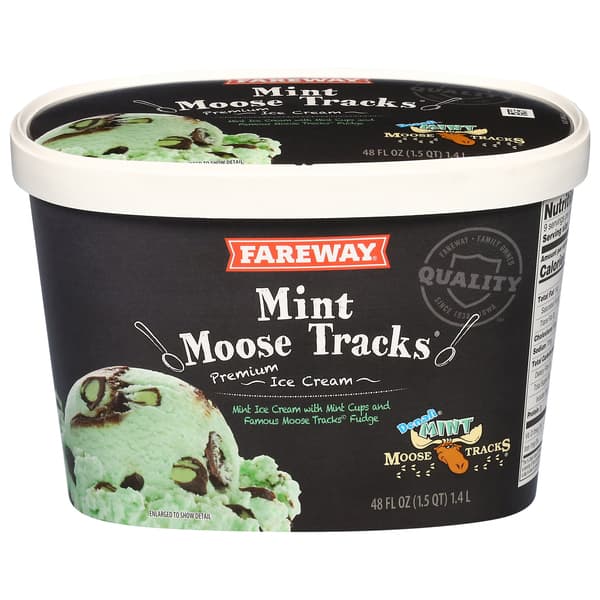 Fareway Mint Moose Tracks Premium Ice Cream