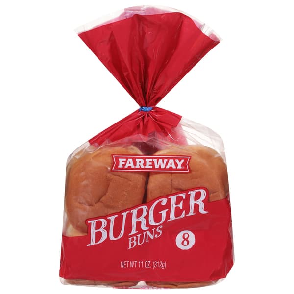 Fareway White Hamburger Buns