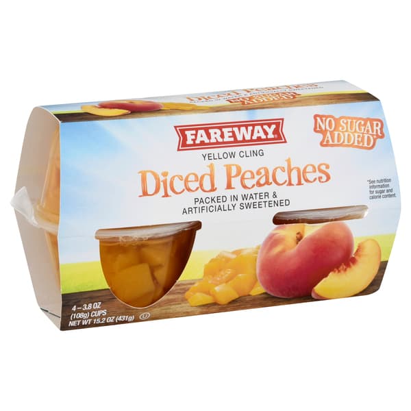 Fareway Diced Peaches No Sugar Added