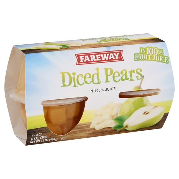 Fareway Diced Pears In 100% Juice