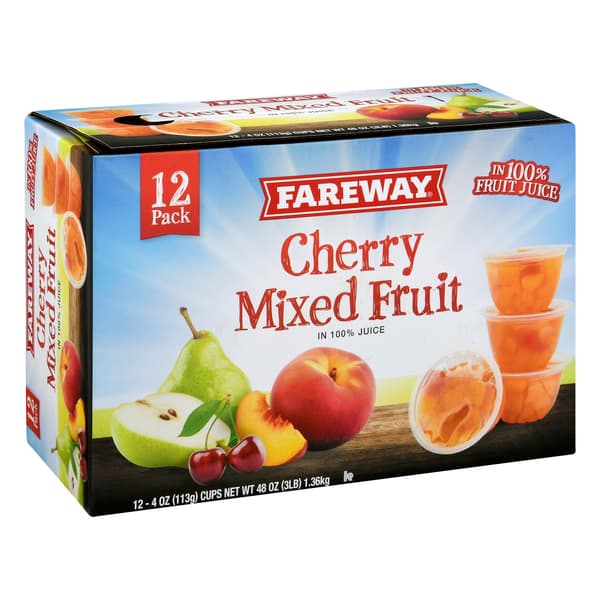 Fareway Cherry Mixed Fruit In 100% Juice