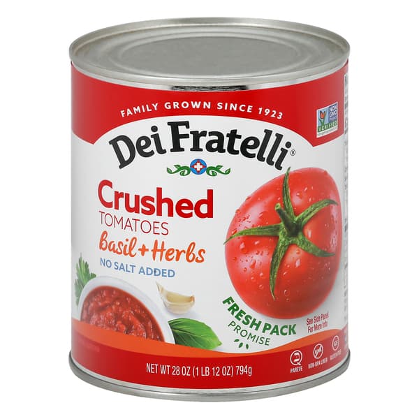 Dei Fratelli Crushed Tomatoes Basil & Herb