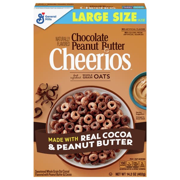 General Mills Chocolate Peanut Butter Cheerios Large Size