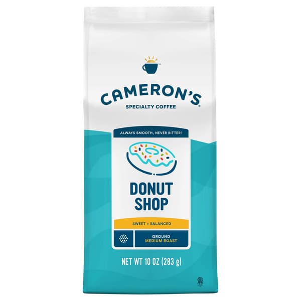 Cameron'S Donut Shop Blend Ground Coffee