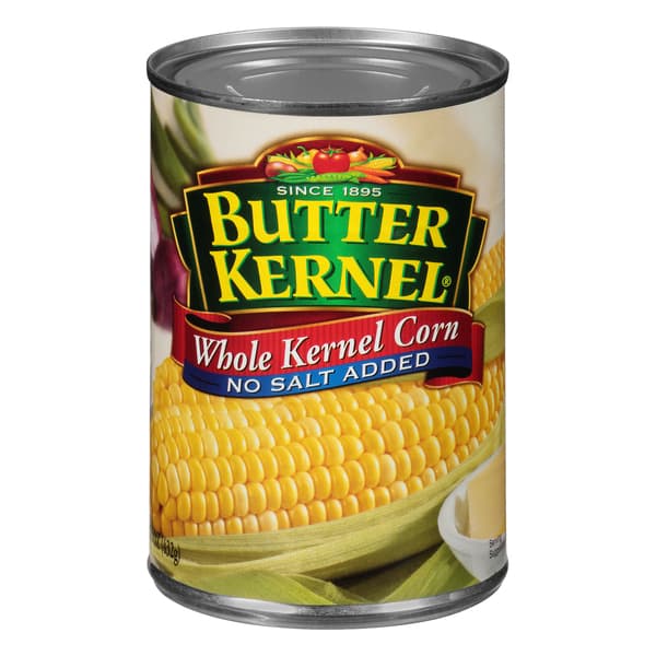 Butter Kernel Whole Kernel Corn No Salt Added