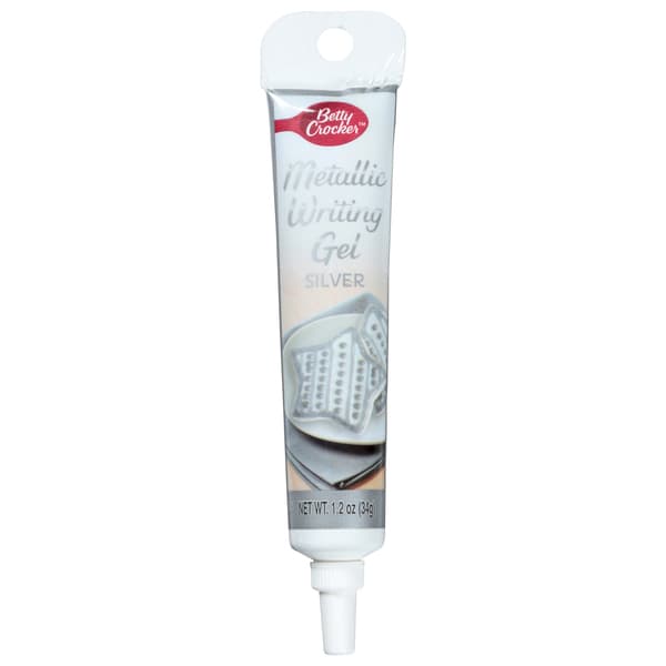 Betty Crocker Silver Metallic Writing Gel