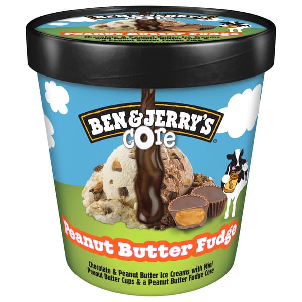 Ben & Jerry'S Peanut Butter Fudge Core Ice Cream