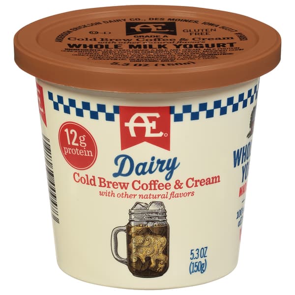 Ae Dairy Cold Brew Coffee & Cream Whole Milk Yogurt