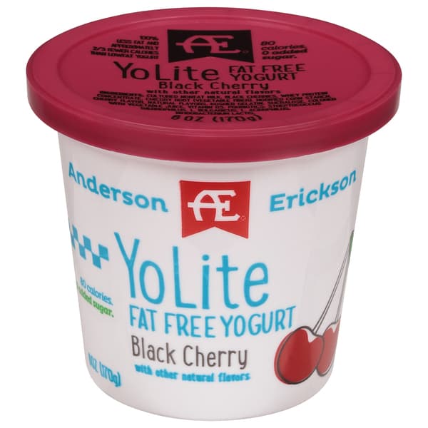 Ae Dairy Yolite Black Cherry Yogurt