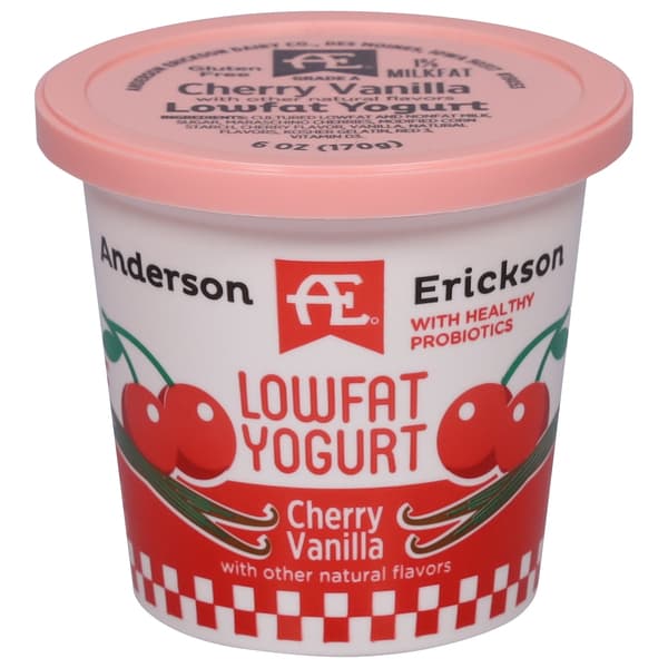 Ae Dairy Cherry Vanilla Lowfat Yogurt