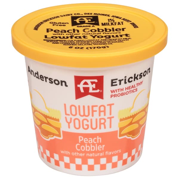 Ae Dairy Peach Cobbler Lowfat Yogurt